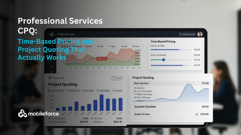 Professional services CPQ