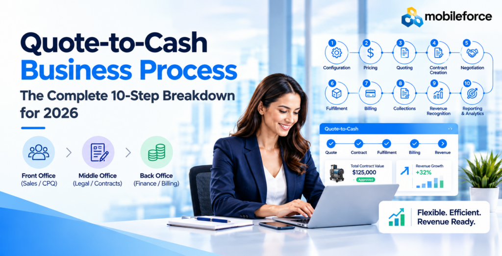 Quote-to-Cash Process Workflow Improving Revenue Operations Efficiency