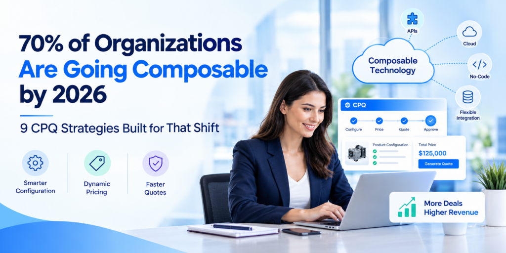 Composable CPQ strategies accelerating sales efficiency and revenue growth